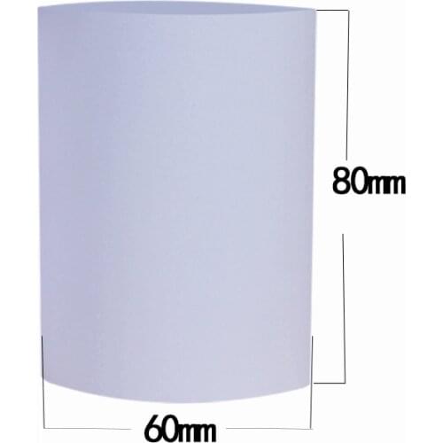 Hot paper cashier paper 80 x 60mm POS printer hot paper 1 reel of supermarket printing receipt paper tube core