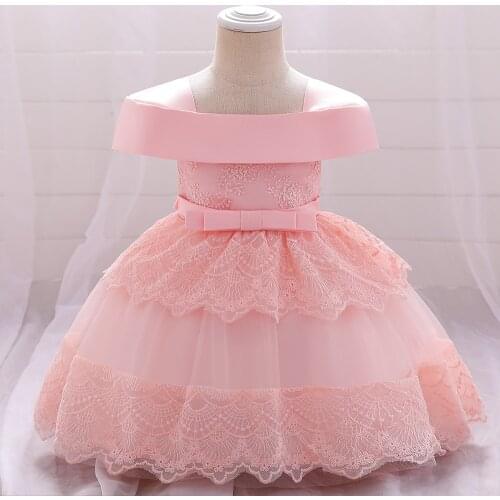 Newborn Christening Lace Dress For Baby Girl Princess Girl Dresses 1st Birthday Winter Party Christmas Dress Girl Clothes 18 24M