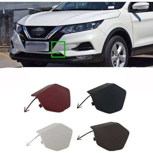 Cafoucs Front Bumper Trailer Cover Tow Bracket Cover Tow Hook Cover Cap For Nissan Qashqai 2019 2020