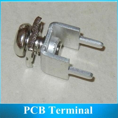 M4 Screw PCB14 Board Solder Terminal 2P Connector PCB Terminals 100pcs