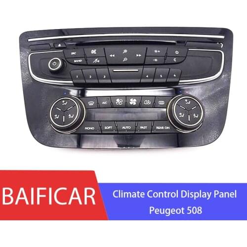 Baificar Brand New Genuine AC Heater CD Climate Central Control Multimedia Air Conditioning Panel For Peugeot 508