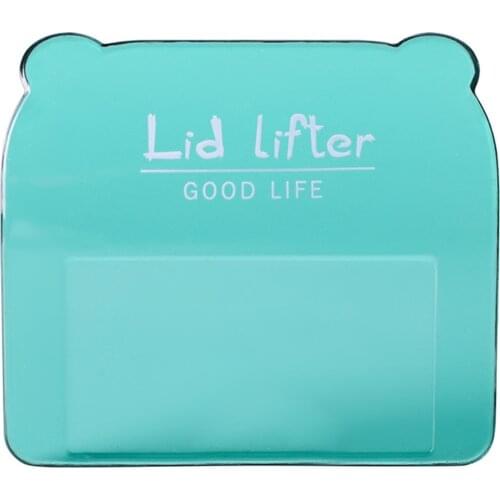 Toilet Seat Lifter Avoid Touching Sanitary Toilet Seat Handle Lifter Self Adhesive Easy To Carry For Assorted Toilets 6x7x2cm W