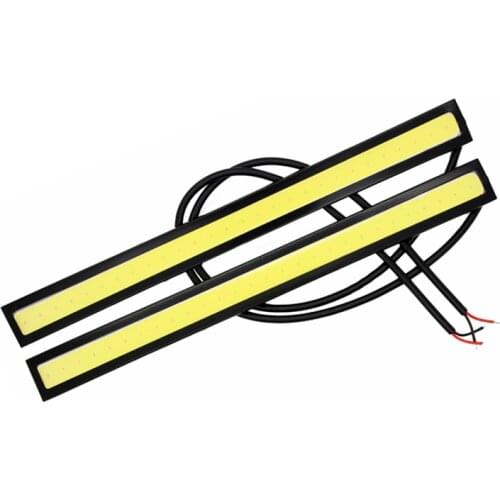 SELYNDE 1PCS 17CM COB LED Lights DRL 100% Waterproof For Universal Car Daytime Running Light Auto Lamp External Lights