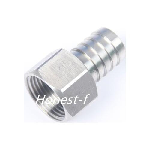 LTWFITTING Bar Production Stainless Steel 316 Barb Fitting Coupler 3/4" Hose ID x 3/4" Female NPT Air Fuel Water