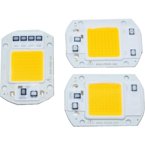 Smart IC High Power LED Matrix For Projectors 20W 30W 50W 110V 220V DIY Flood Light COB LED Diode Spotlight Outdoor Chip Lamp