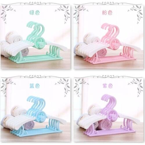 Newest Durable Baby Clothes Hangers Telescopic Clothes Cute Cartoon Adjustable Childrens Hangers