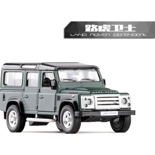 High Simulation 1:36 RMZ City Land Defender SUV Alloy Diecast Model Pull Back Cars Off-Road Metal Vehicle For Kids Gifts