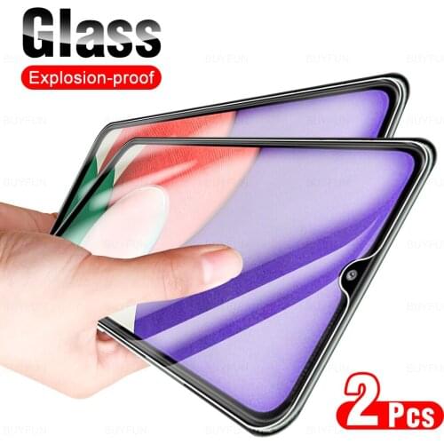 2PCS Safety Tempered Glass For samsung galaxy A22 5G 4G Screen Protective Glass For samsung a22 a 22 22a 4G 5G 9D Clear Glass