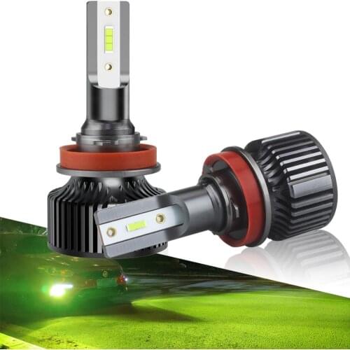 H11 LED Fog Light Bulbs,3800K Lime Yellow/Lime-green 6000K White HB4 9006 881 H9 H8 H16JP Fog Lights Lamp Replacement