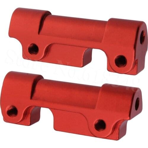 2p For FS Racing 53625 Front Rear Aluminum Gear Box Fixed Suspension Mount 1/10 Scale Models Off Road Desert Buggy Truck 512006