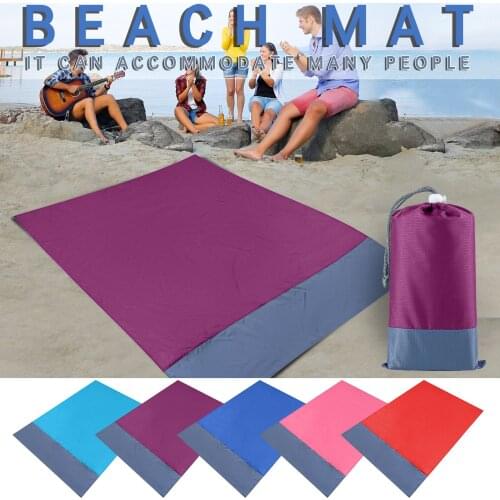 2x2.1m Picnic Blanket Portable Pocket Camping Ground Mat Folding Outdoor Beach Mat Mattress Outdoor Waterproof Bed Sleeping Pad