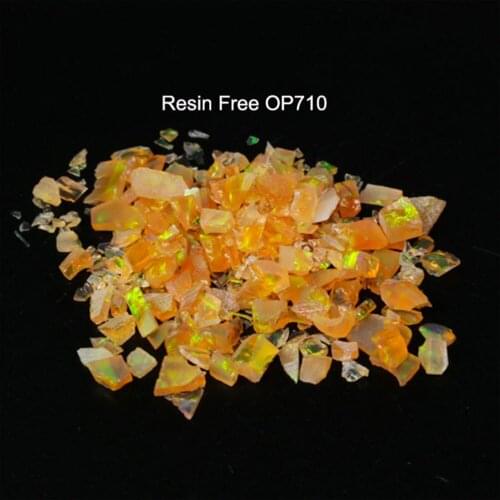 Free Shipping Glass Compatible Bello Created Yellow Opal Resin Free Fire Chips and Crushed Opal FOB Reference Price