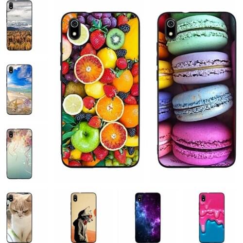 Silicone Case For Xiaomi Redmi 7a Cases Full Protection Soft TPU Back Cover On Redmi 7 A Bumper Hongmi 7a Phone Shell Bags Coque