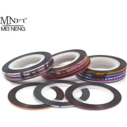 MNFT 60pcs 1mm*20yards colorful Tinsel Chenille Fly Tying Material UV Shinning Lines Tape for Fly Fishing Nymph Chironomid