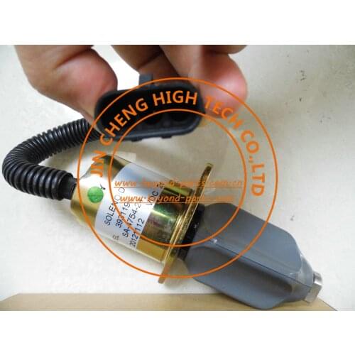 Excavator shut down off stop solenoid valve 3934171