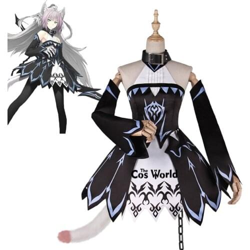 FGO Fate Grand Order Atalanta Tee Dress Uniform Outfit Anime Cosplay Costumes