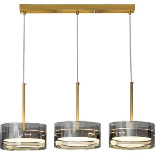 Italian round glass dimming pendant lights bedroom kitchen dining room lamp luxury modern table designer LED hanging lighting