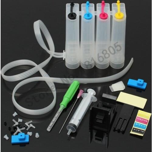 INKARENA Compatible Ciss Accessories Supply System Replacement for HP 21 22 Cartridge Deskjet D1530 F2100 F2280 F4100 F4180 Kit