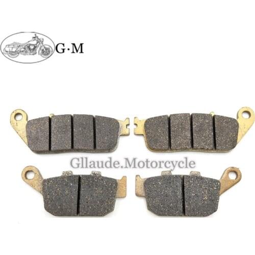 Motorcycle Front / Rear Brake Pads sets For Honda VTR 250 MC33 1998-2007/2009-2010