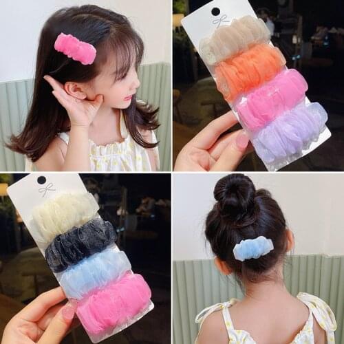 HigoodGirl lovely net cloth art BB clip south Korean children does not hurt hair hair clip hair female headdress hairpin