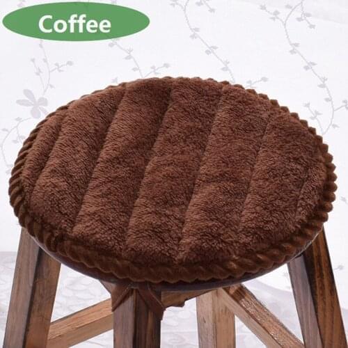 Office Bar Round Chair Seat Cushion Hot Sale Supet Soft Home Chair Cushion Thick Sofa Seat Mat Winter Chair Pad Solid Seat Mat