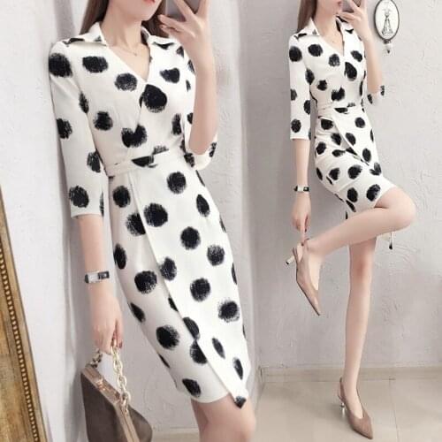 Longqibao Summer Polka Dot Dresses
