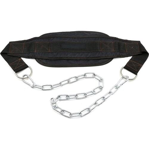 Metal Chain Weight Lifting Dip Belt Pull-up Gym Equipment Bodybuilding Musculation Exercise Crossfit Fitness Training