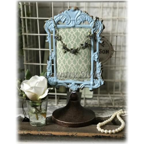 Tabletop stand handmade retro vintage jewelry display idea