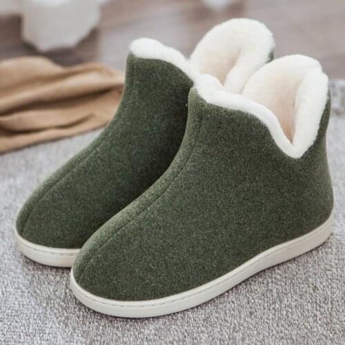 Couples Cute Floor Shoes Unisex Home Boots Cotton Warm Womens Winter Boots Female Ankle Boots Female Botas Children Shoes