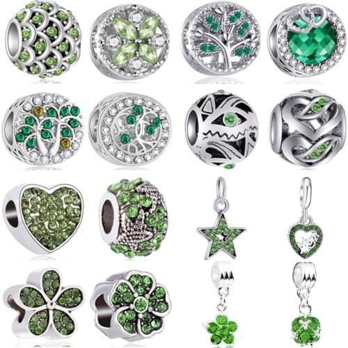 Simple Style Long Statement Shoe Stars Music Flowers Pendants Fit Pandora Charms Bracelets Women Original Bangles DIY Trinkets