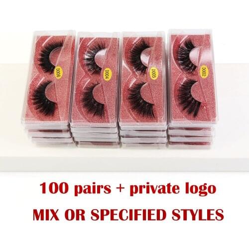 Wholesale Eyelashes 4/30/50/100Pairs3d Mink Lashes Natural Mink Eyelashes Wholesale False Eyelashes Makeup False Lashes In Bulk