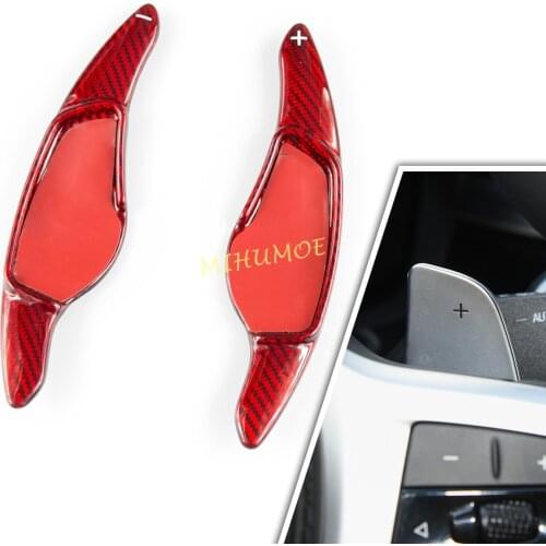 Carbon Fiber Steering Wheel Paddle Shifter For BMW G20 G21 G30 G31 G32 G11 G14 G15 G16 G01 G02 G05 G06 G07 F90