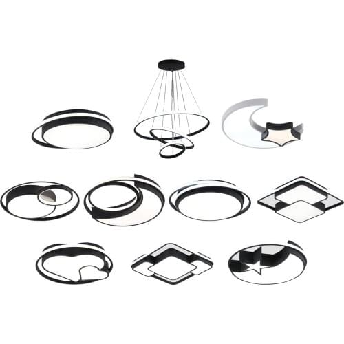 Modern LED Ceiling Lights for Room Cold Warm White Natural Light Fixtures Ceiling Lamps for Home Living Room Bedroom Lighting