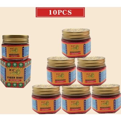 Super Promotion 100% Natural Original White Tiger Balm Thailand Painkiller Ointment Muscle Pain Relief Massage Ointment 10Pcs