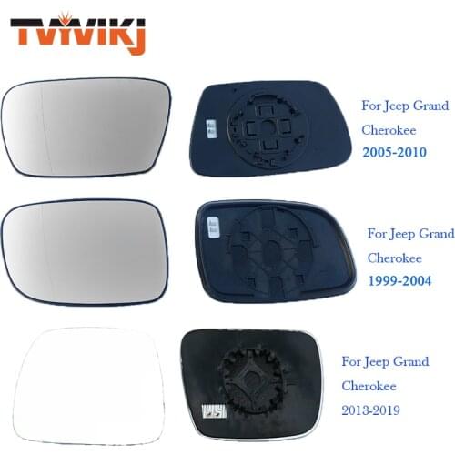 TVYVIKJ Left Right Side Rearview Wing Mirror Glass Lens Heated For Jeep Grand Cherokee 1999-2019 three generation door mirror