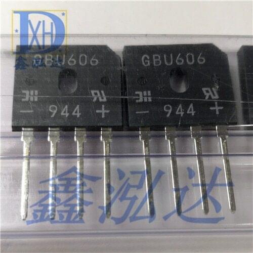10Pcs/Lot GBU606 New+Original DIODES rectification- Bridge pile STOCK Direct purchase