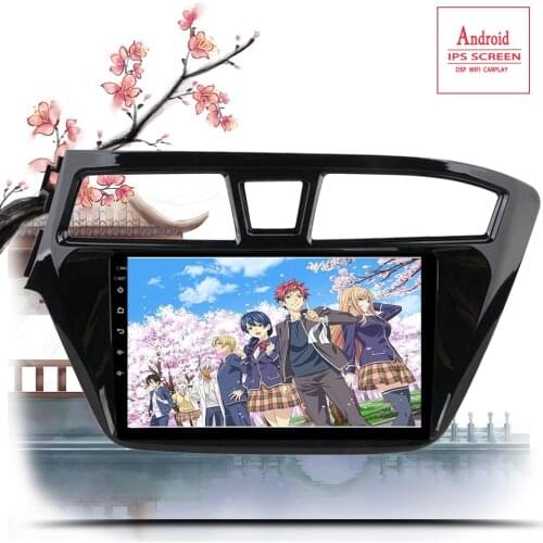 2.5D+IPS android 10.0 car dvd multimedia player For Hyundai I20 2014-2019 radio gps navigation stereos autoradio RDS BT