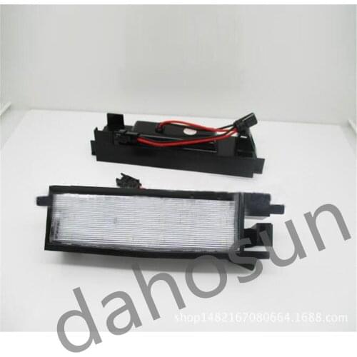2Pcs Dahosun White LED License Light For Toyota RAV4 Spade Auris 2014 Error Free Number Plate Lamp