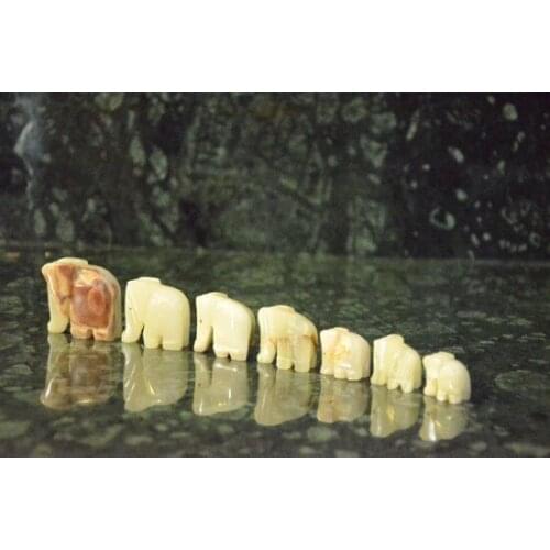 Crop Marble Onyx Elephant Series decorative objects Декоративные элементы Objetos decorativos