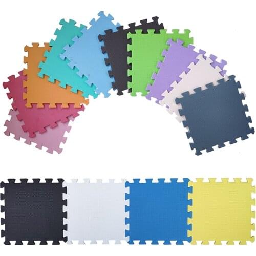 JCC 6/9/12/15/25pcs Baby EVA Foam Puzzle Play Mat /kids Rugs carpet Interlocking Exercise Floor for children Tiles 30*30*1cm