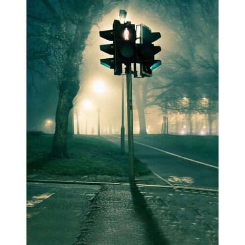 5x7ft Tree Lights in Dark Photography Backdrops Photo Props Studio Background