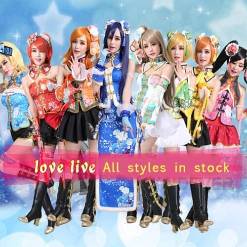 Maid anime love live sunshine cosplay costume yazawa nico maki nozomi tojo animal kotori minami fairy honoka kousaka umi sonoda