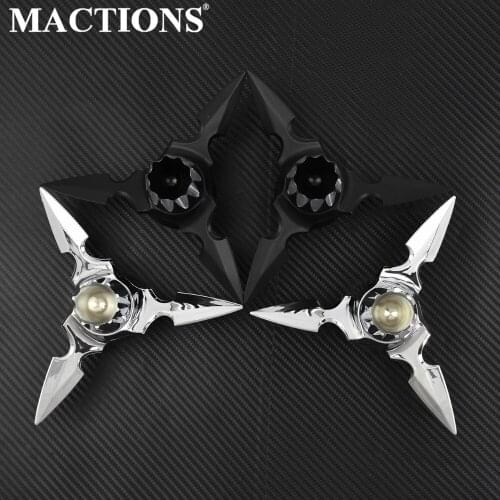 Motorcycle Spark Axle Caps Cover Black/Chrome For Harley Sportsters 883 1200 XL Touring Dyna Softail Electra Glides V-Rod