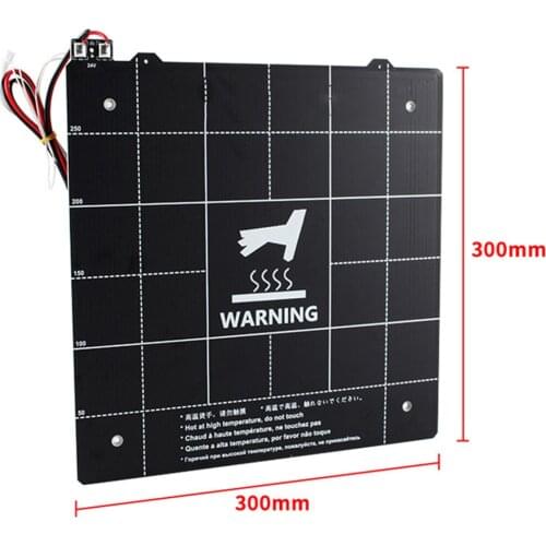 Fine Pitch 24V Magnetic Magnetic Heatbed Heated Bed Board 300*300mm for CR10 CR10S Wanhao FDM Desktop 9 3D printer Fittings