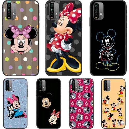 Fashion 2021 disney cartoon mouse funny Phone Case For XiaoMi Redmi 11 lite 9C 8A 7A Pro 10T 5G Anime Cover Mi 10 Ultra Poco M3