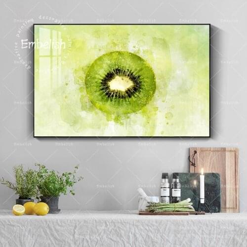 1 Pieces Kiwi Fresh Fruits Wall Art Pictures For Living Room Kitchen Home Decor Posters Dinning Room HD Print Canvas Paintings