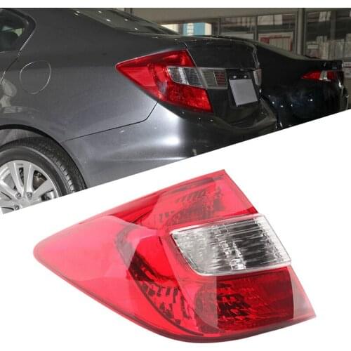 New 33550TR0A01 HO2800180 Car Left Tail Rear Brake Light Lamp Outer Fit for Honda Civic Sedan 2012 2013