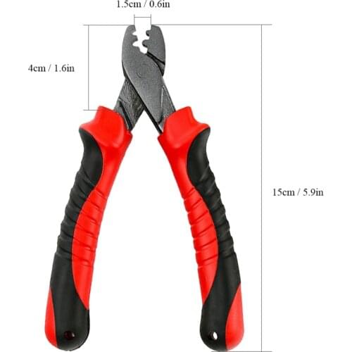 Fishing Crimping Pliers For Fishing Line Barrel Sleeves Fishing Cutter Scissors Fishing Tackle For Grip Hooks Split Rings