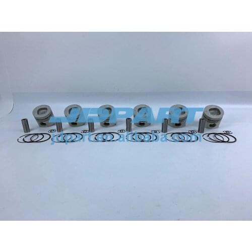 6BD1 Piston With Rings Set For Isuzu