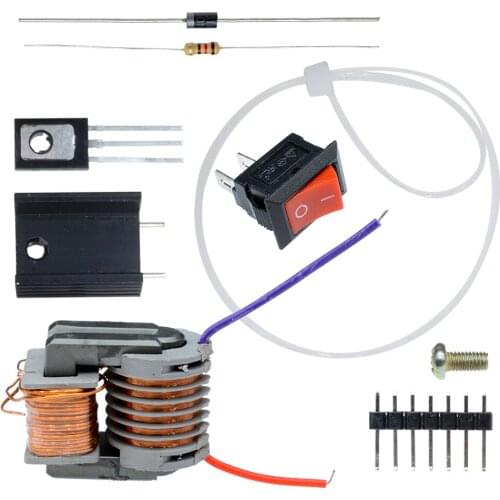 5KV frequency converter DC High Voltage Generator Inverter Electric Ignitor 15KV 18650 Battery DIY Kit